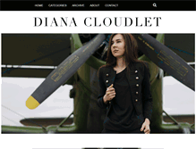 Tablet Screenshot of dianacloudlet.com